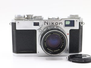 【良品】NIKON ニコン S2 前期型 シルバー NIKKOR-H 5cm F2 50mm レンジファインダー フィルムカメラ Sマウント #LE20275331