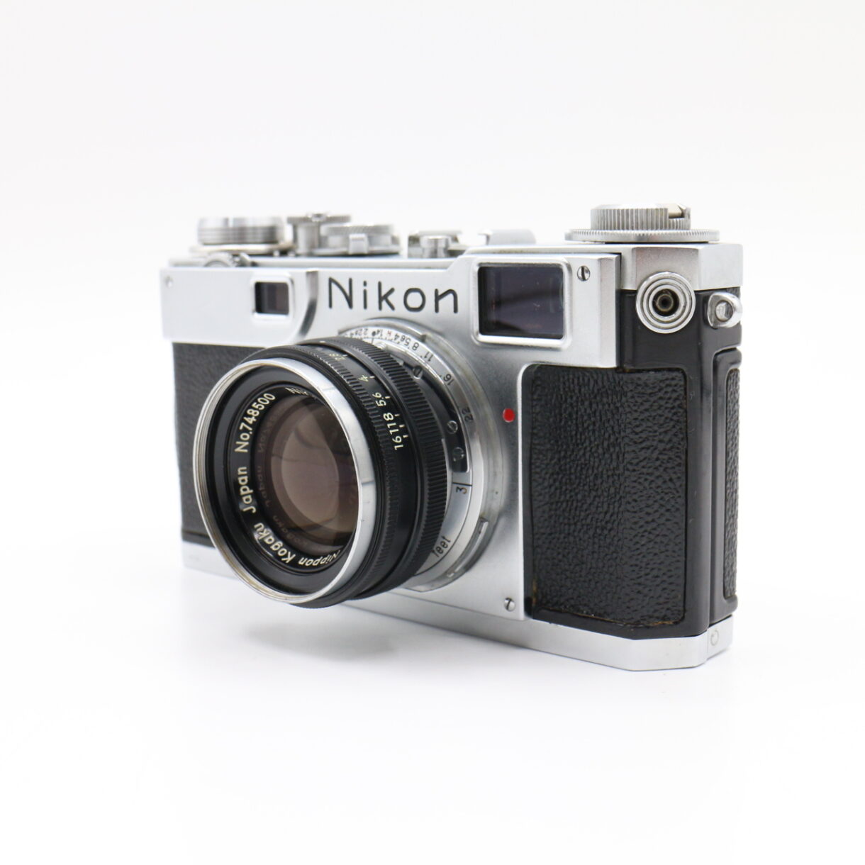 【良品】NIKON ニコン S2 前期型 シルバー NIKKOR-H 5cm F2 50mm レンジファインダー フィルムカメラ Sマウント #LE20275331 - 画像 (12)