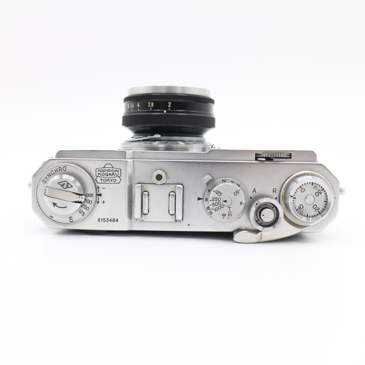 【良品】NIKON ニコン S2 前期型 シルバー NIKKOR-H 5cm F2 50mm レンジファインダー フィルムカメラ Sマウント #LE20275331 - 画像 (8)