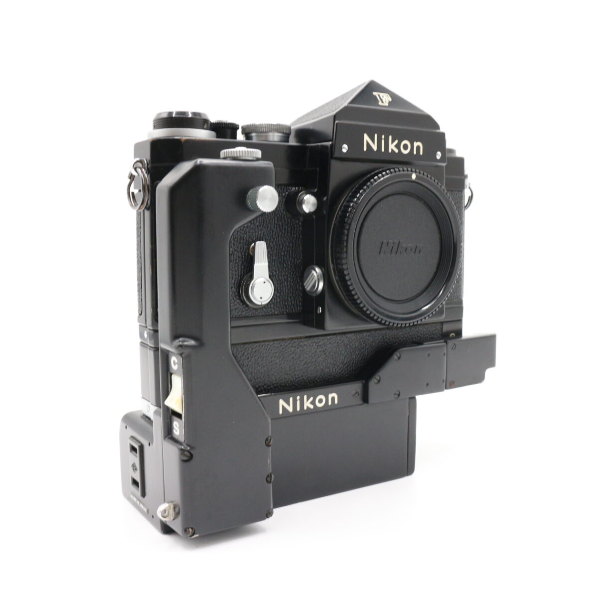 【良品】NIKON ニコン F アイレベル ブラック F-36 モータードライブ 35mm フィルム一眼レフ ボディ #LE2027535 - 画像 (8)