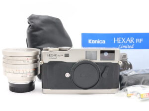 【極美品】KONICA コニカ HEXAR RF Limited M-HEXANON 50mm F1.2 限定セット フィルムカメラ #LE2027579