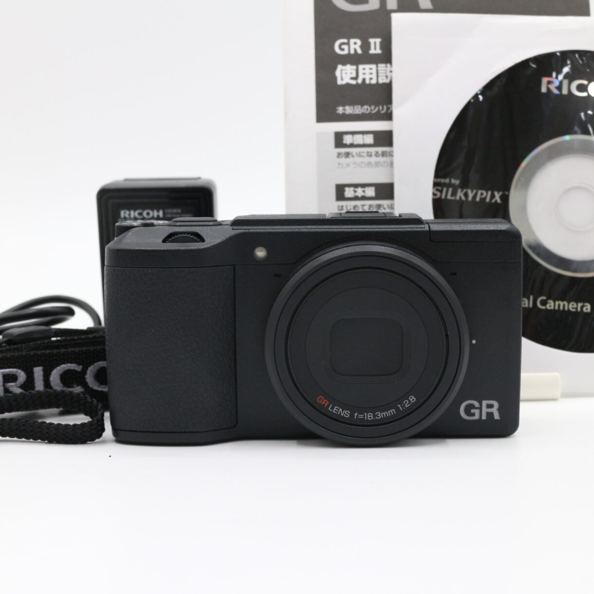 【良品】RICOH リコー デジタルカメラ GRII APS-CサイズCMOSセンサー ローパスフィルタレス #LE2029263
