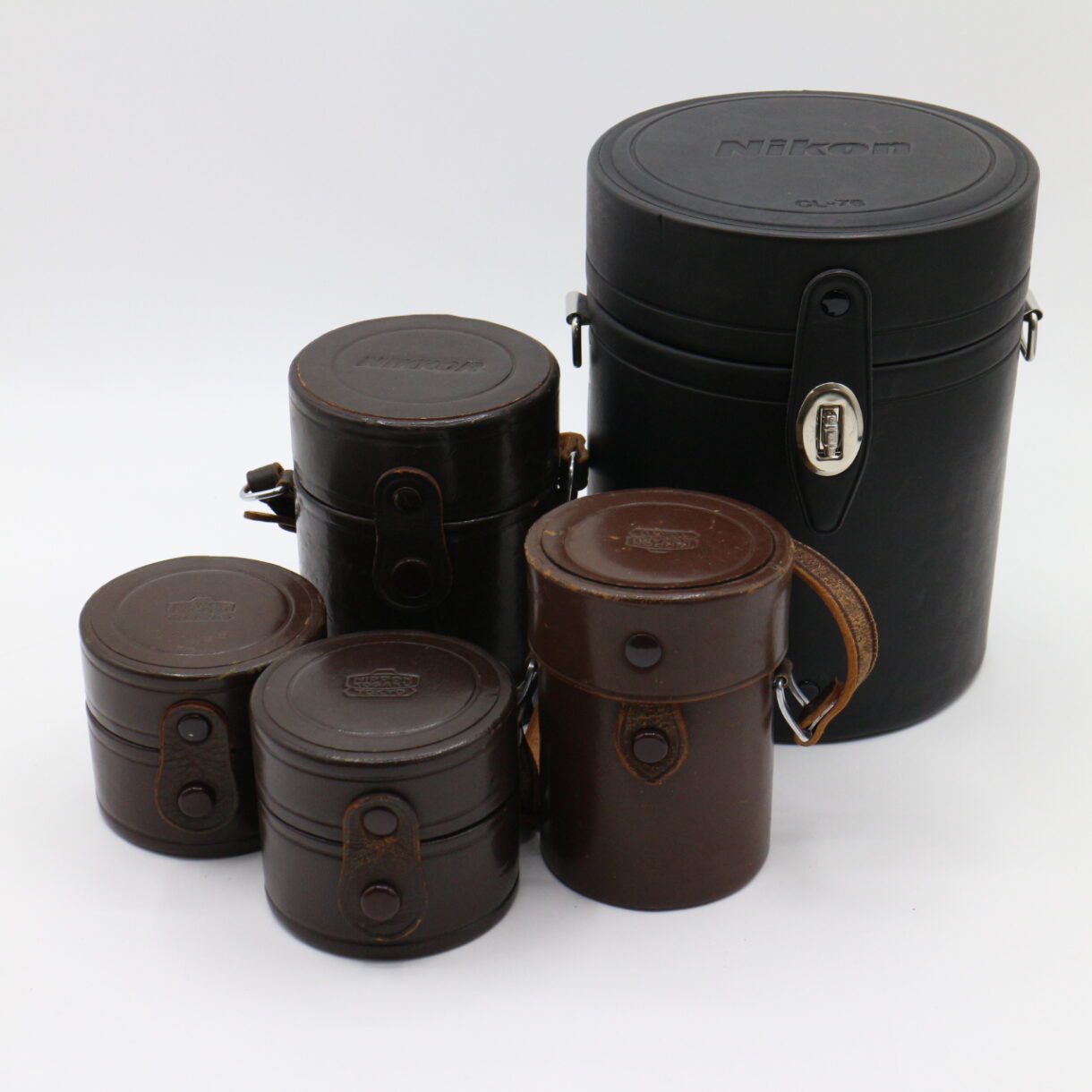 【良品】NIKON ニコン NIPPON KOGAKU レンズケース セット #LE2029366
