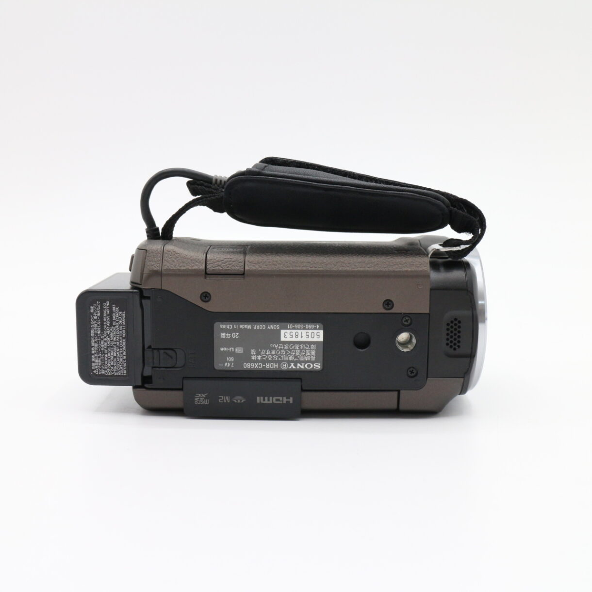 【良品】SONY ソニー ビデオカメラ Handycam 光学30倍 内蔵メモリー64GB ブロンズブラウンHDR-CX680 TI #LE2029408 - 画像 (10)