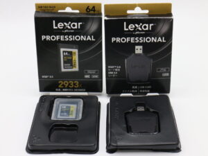 【良品】LEXAR レキサー PROFESSIONAL XQD 2.0 64GB 2933X リーダー セット #LE2029460