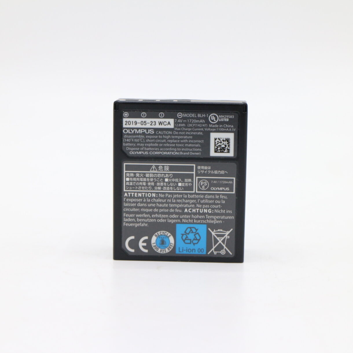 【良品】OLYMPUS オリンパス BLH-1 リチウムイオン充電池 バッテリー E-M1 Mark II / Mark III / E-M1X用 #LE2029542 - 画像 (7)