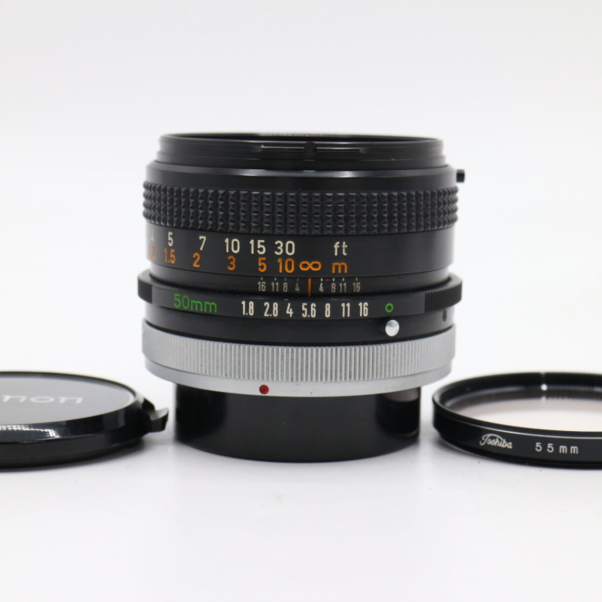 【良品】CANON キヤノン FD 50mm F1.8 S.C. FDマウント 単焦点 標準レンズ オールドレンズ #LE2029484
