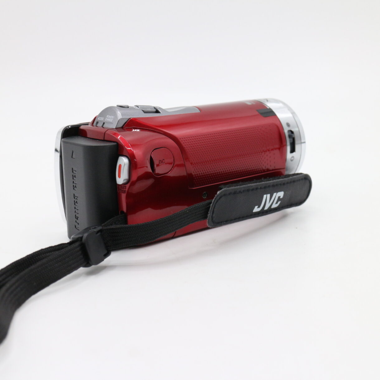 【美品】JVC ジェイブイシー GZ-HM390-R フルHD デジタルビデオカメラ 光学40倍ズーム #LE2029495 - 画像 (5)