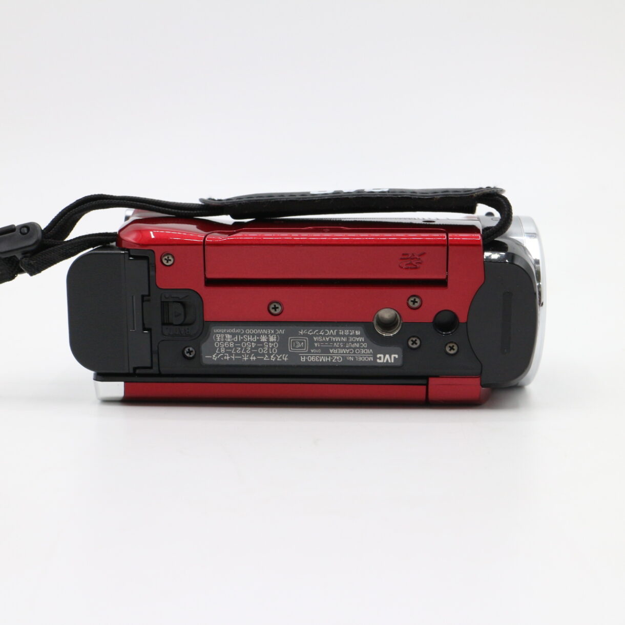 【美品】JVC ジェイブイシー GZ-HM390-R フルHD デジタルビデオカメラ 光学40倍ズーム #LE2029495 - 画像 (10)