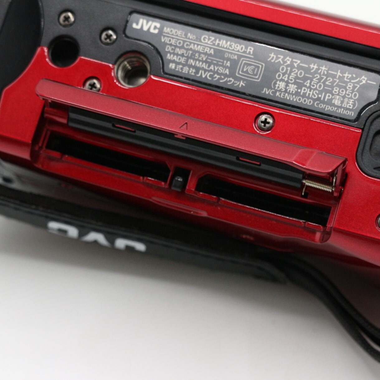 【美品】JVC ジェイブイシー GZ-HM390-R フルHD デジタルビデオカメラ 光学40倍ズーム #LE2029495 - 画像 (12)
