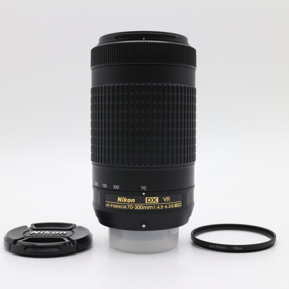 【良品】NIKON ニコン 望遠ズームレンズ AF-P DX NIKKOR 70-300mm f/4.5-6.3G ED VR #LE2029509
