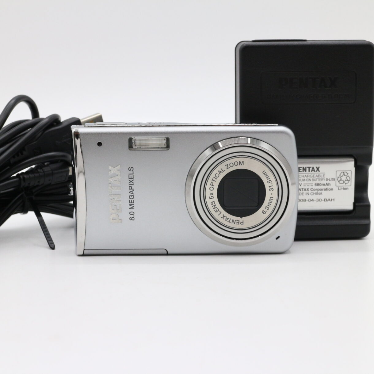 【良品】PENTAX ペンタックス Optio M50 シルバー オプティオ #LE2029541