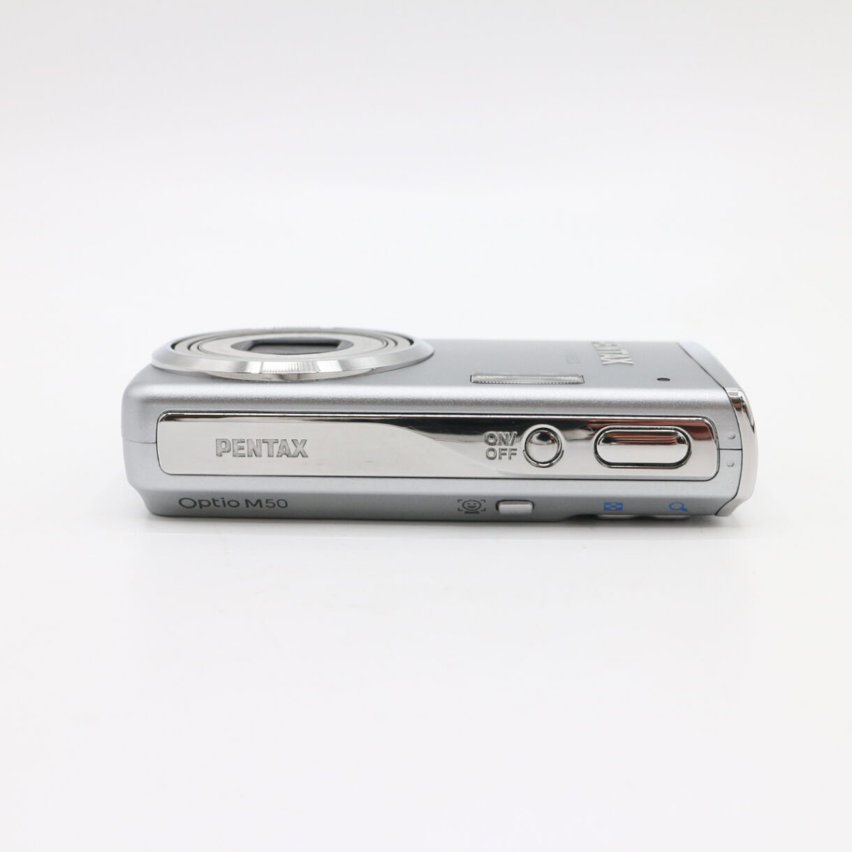 【良品】PENTAX ペンタックス Optio M50 シルバー オプティオ #LE2029541 - 画像 (9)