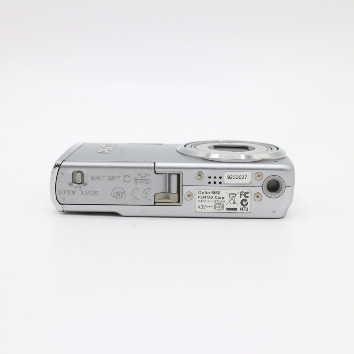 【良品】PENTAX ペンタックス Optio M50 シルバー オプティオ #LE2029541 - 画像 (10)