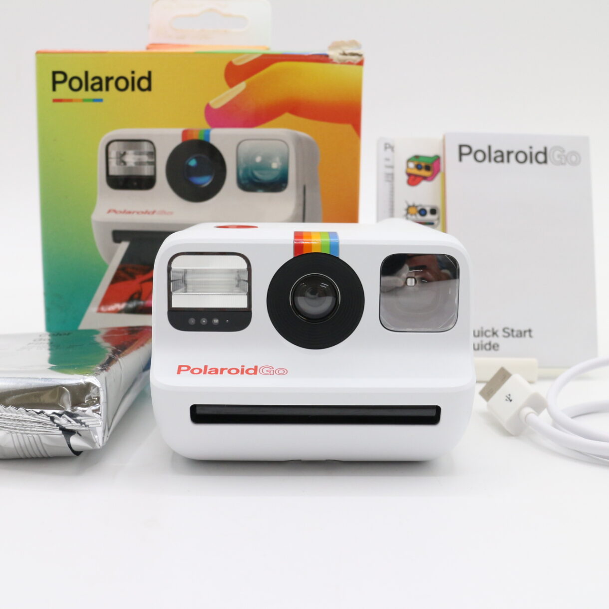 【良品】POLAROID ポラロイド Polaroid Go ポラロイドゴー インスタントカメラ ホワイト ポラロイドカメラ #LE2029394