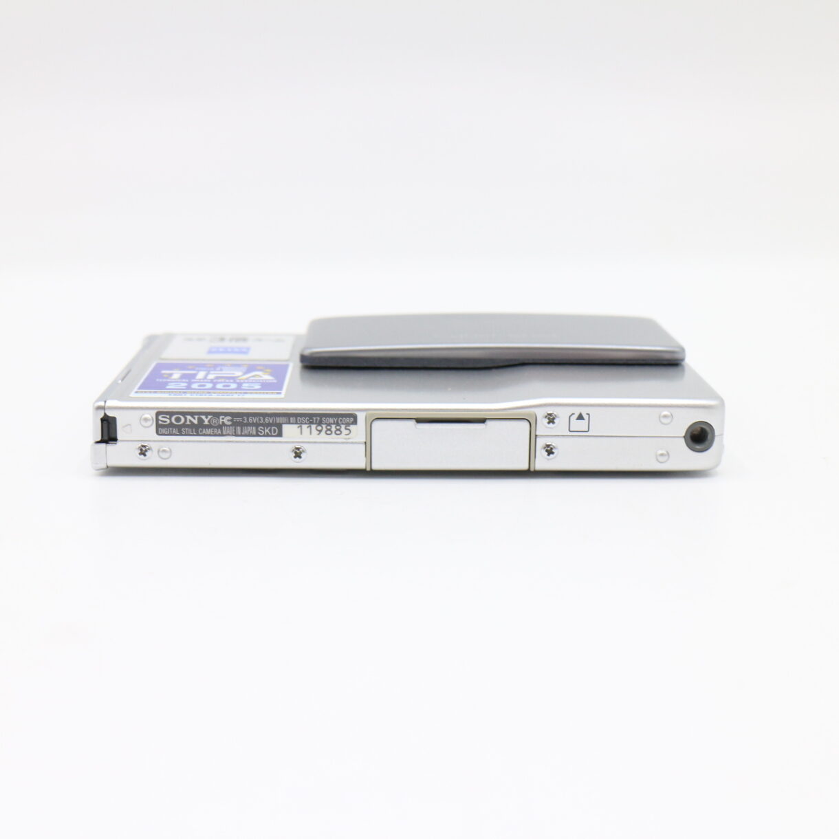 【良品】SONY ソニー Cyber shot DSC-T7 シルバー コンパクトデジタルカメラ #LE20295611 - 画像 (3)