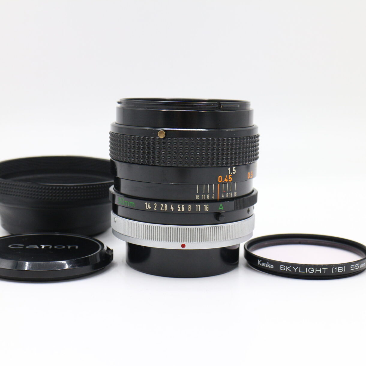 【良品】CANON キャノン FD 50mm F1.4 S.S.C. 単焦点 MF 標準レンズ #LE20295731