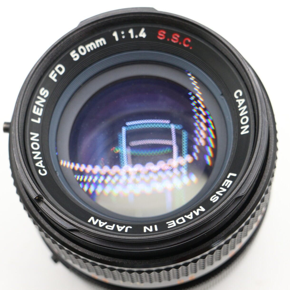 【良品】CANON キャノン FD 50mm F1.4 S.S.C. 単焦点 MF 標準レンズ #LE20295731 - 画像 (9)